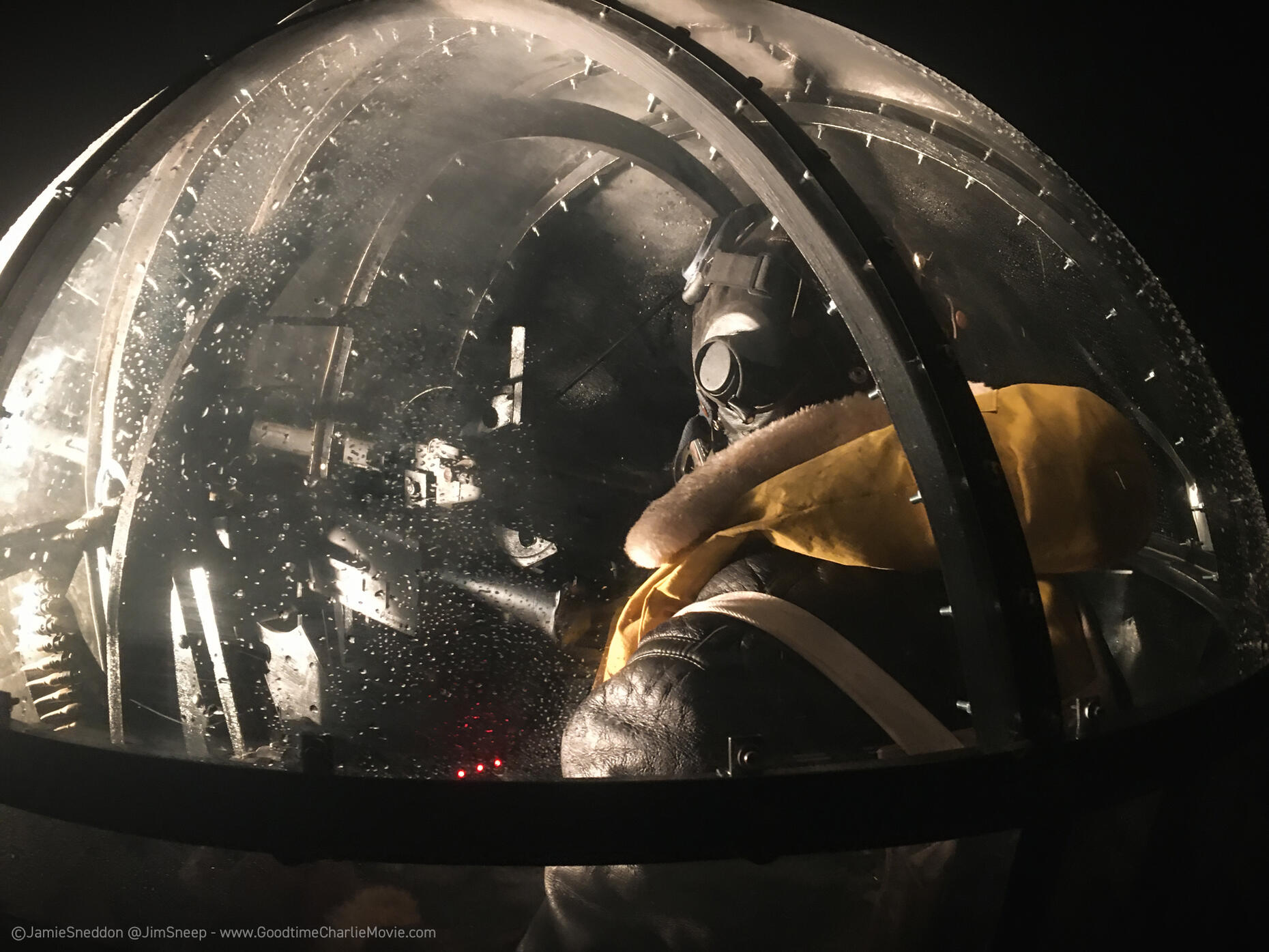 Goodtime Charlie - Mid Upper Turret - Replica Lancaster Bomber set designed and built by Jamie Sneddon